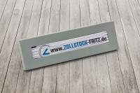 Zollstock 2m mit Geschenkverpackung grau Zollstock 2m mit Geschenkverpackung grau