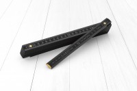 Zollstock 2m Holz schwarz Zollstock 2m Holz schwarz