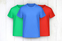 T-Shirt Set Herren Bunt 3 Stück unbedruckt T-Shirt Set Herren Bunt 3 Stück unbedruckt